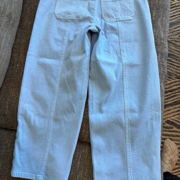 Talbot Wide Leg Crop jeans Lakeside Blue Size 0P - Picture 12 of 15